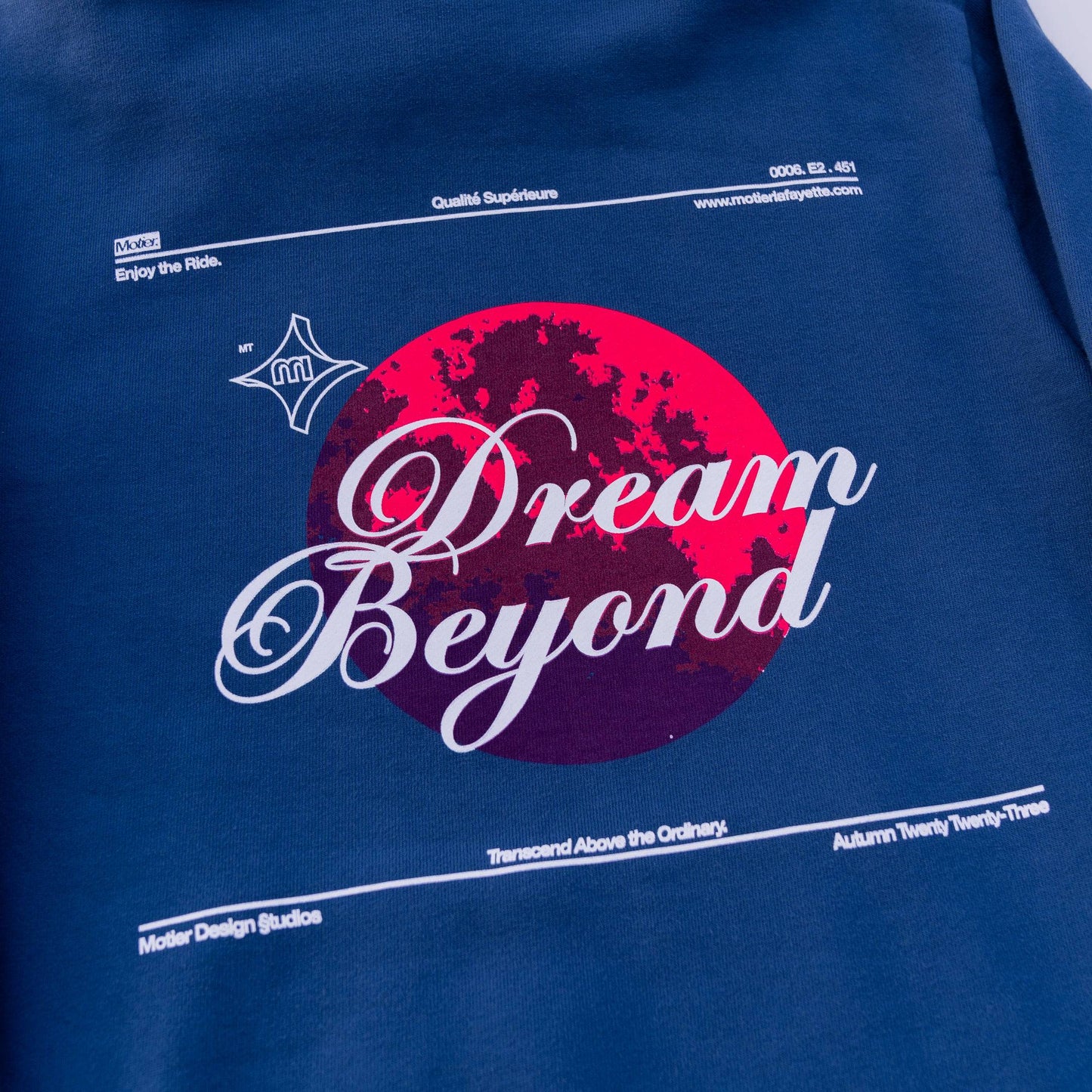 The Dream Beyond Luxe Hoodie (Navy) - Motier Lafayette 