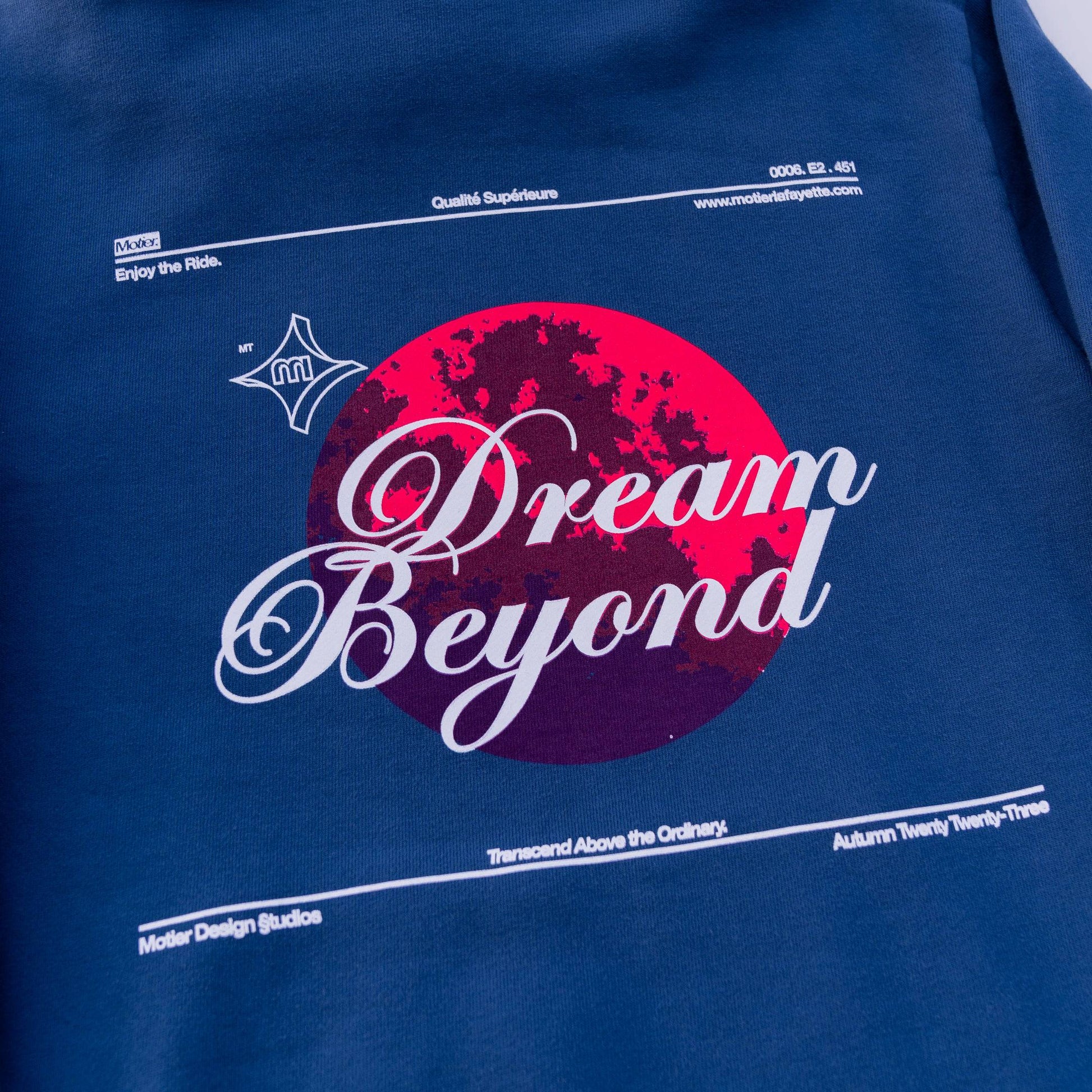The Dream Beyond Luxe Hoodie (Navy) - Motier Lafayette 