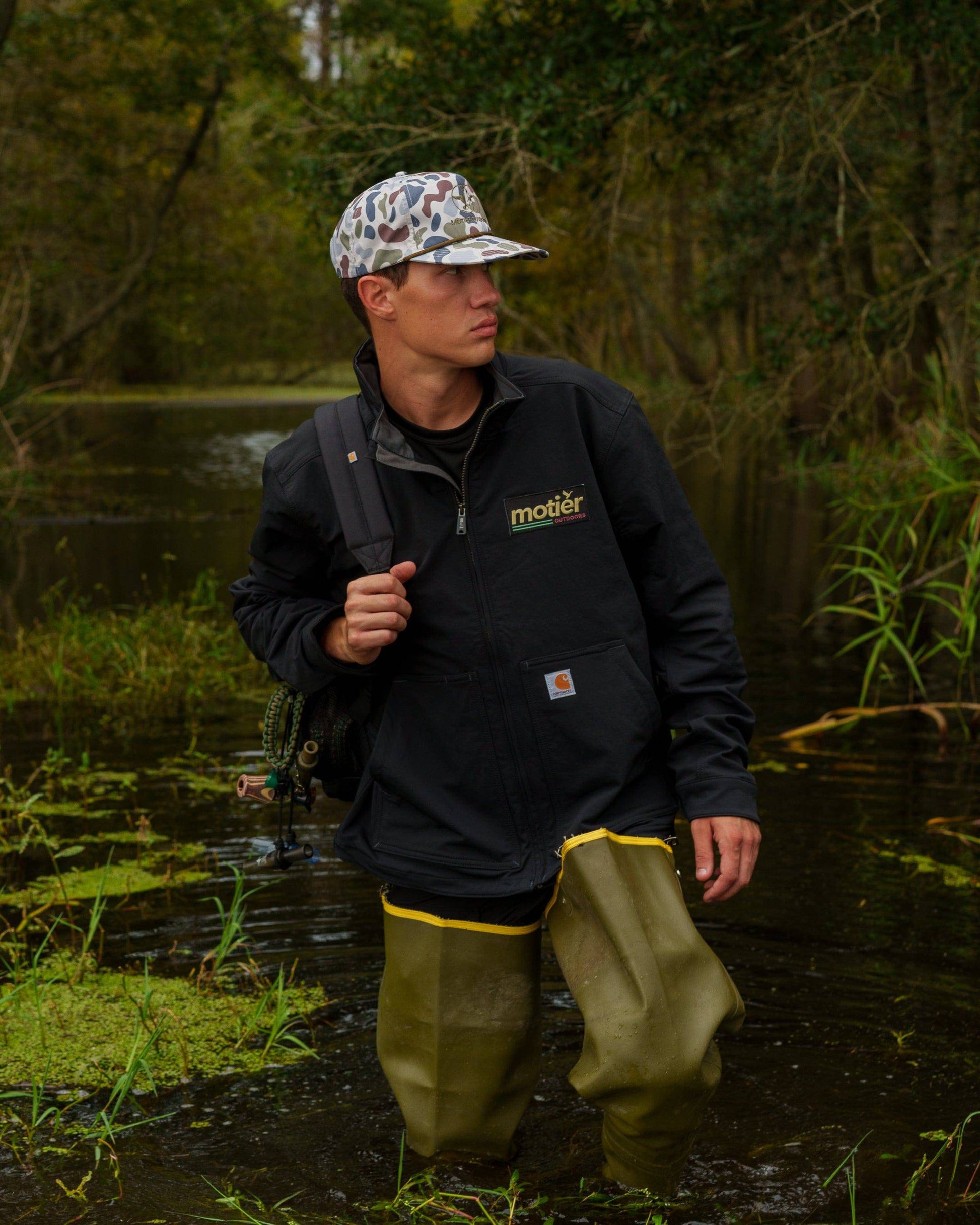 The Motier Outdoors Carhartt Duck Jacket (Black) - Motier Lafayette 