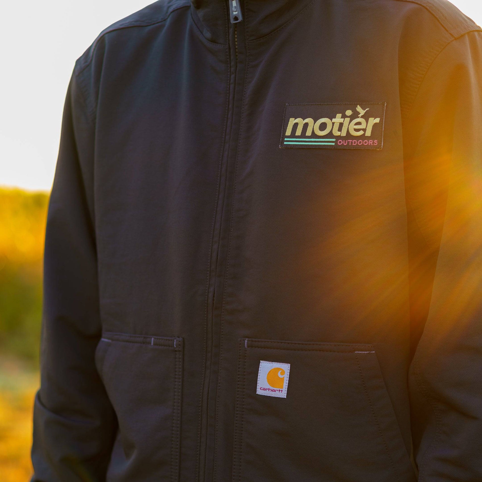 The Motier Outdoors Carhartt Duck Jacket (Black) - Motier Lafayette 