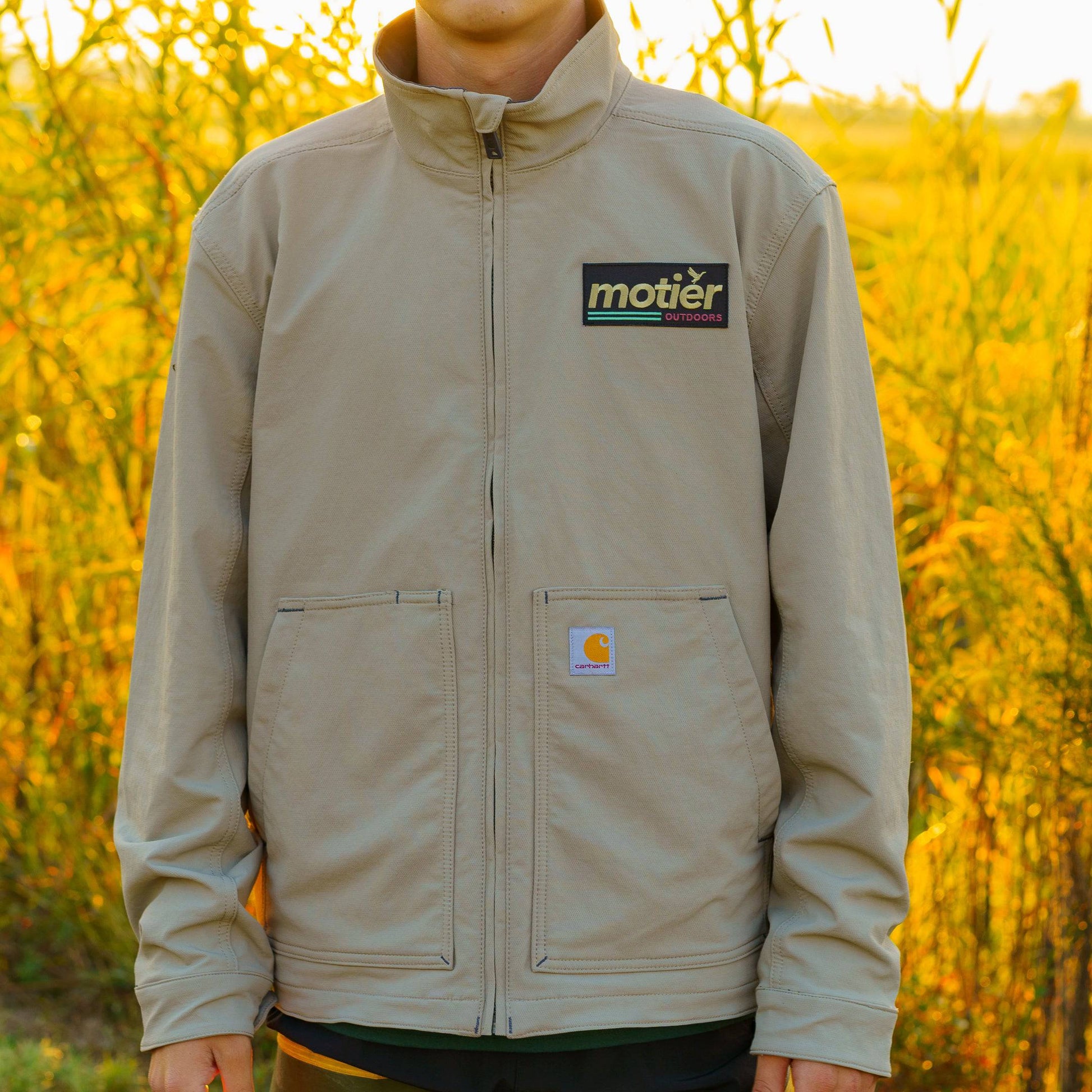 The Motier Outdoors Carhartt Duck Jacket (Sand) - Motier Lafayette 