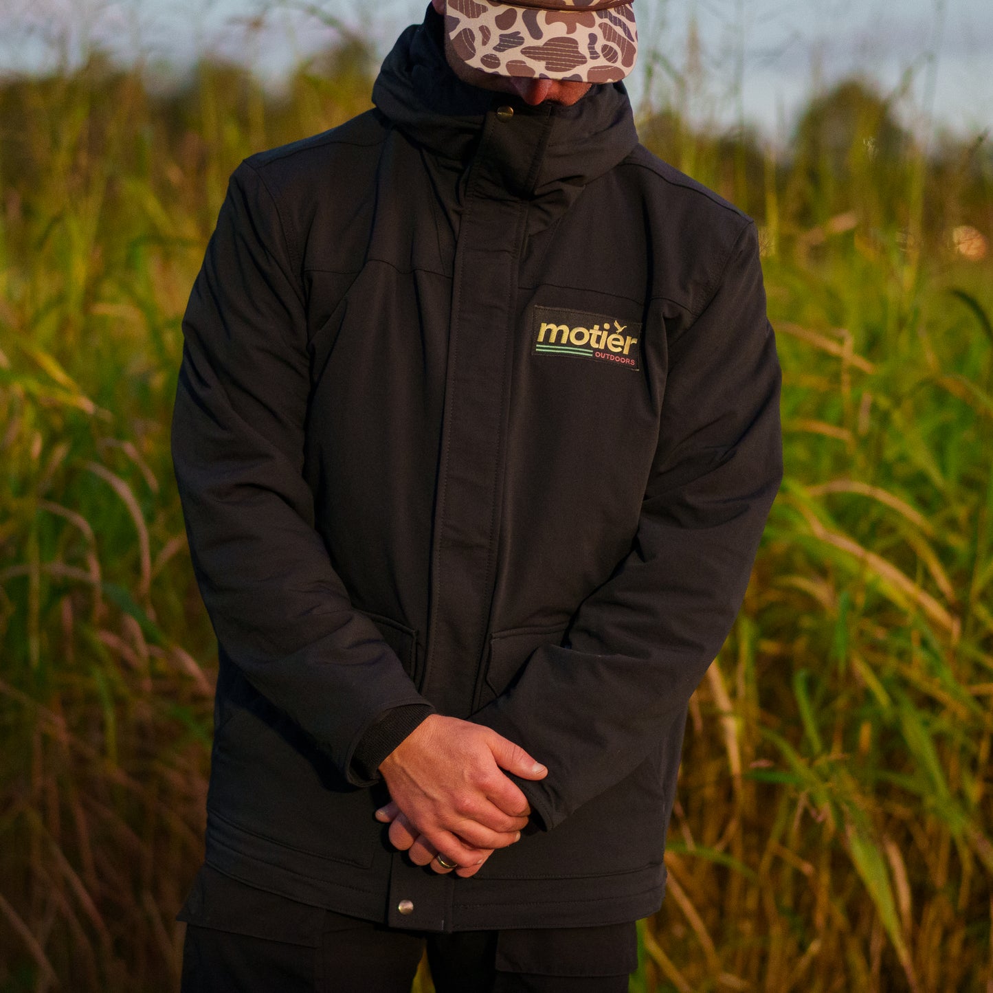 The Motier Outdoors Hooded Carhartt Duck Jacket (Black) - Motier Lafayette 