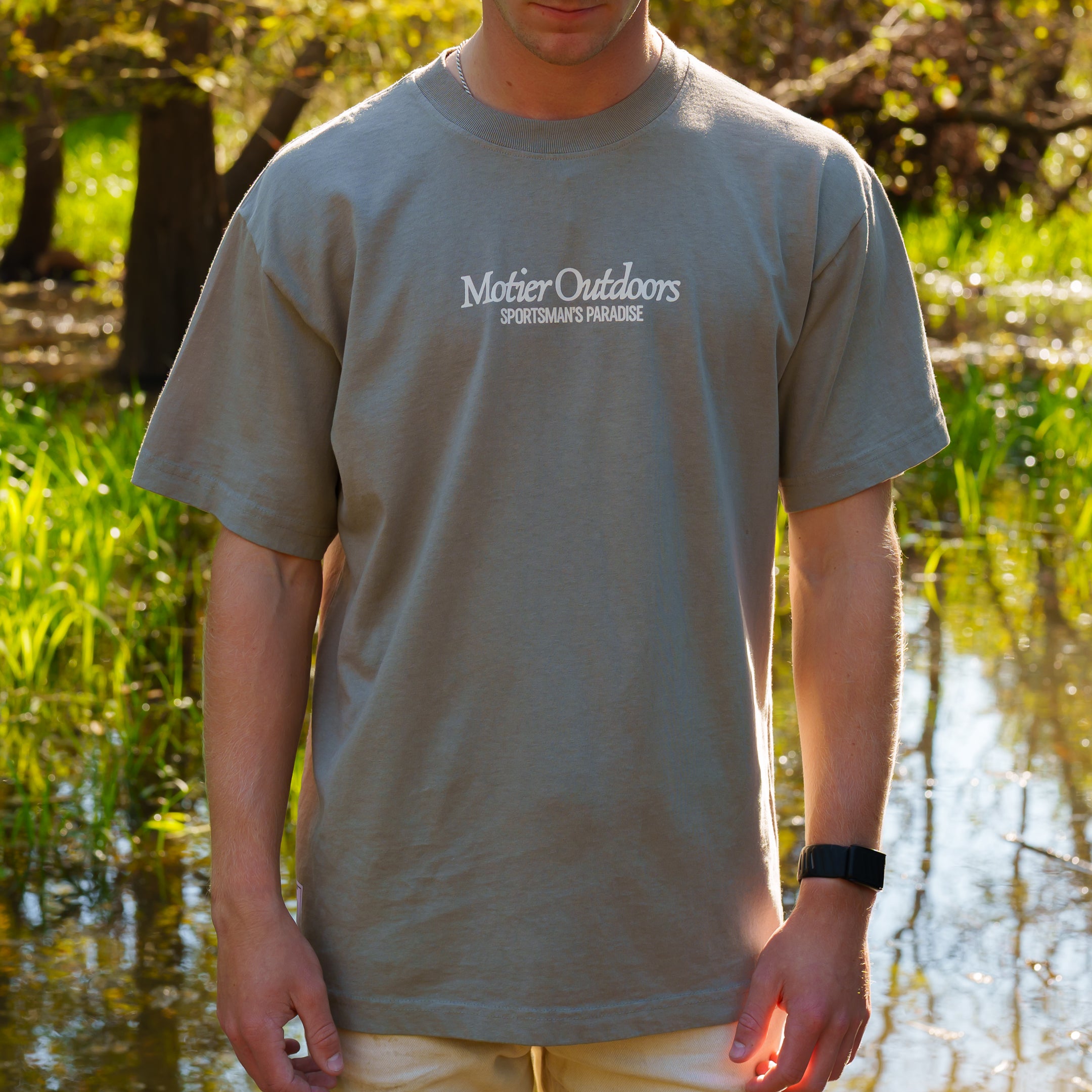 Duck Stamp Luxe Tee (Moon Mist)