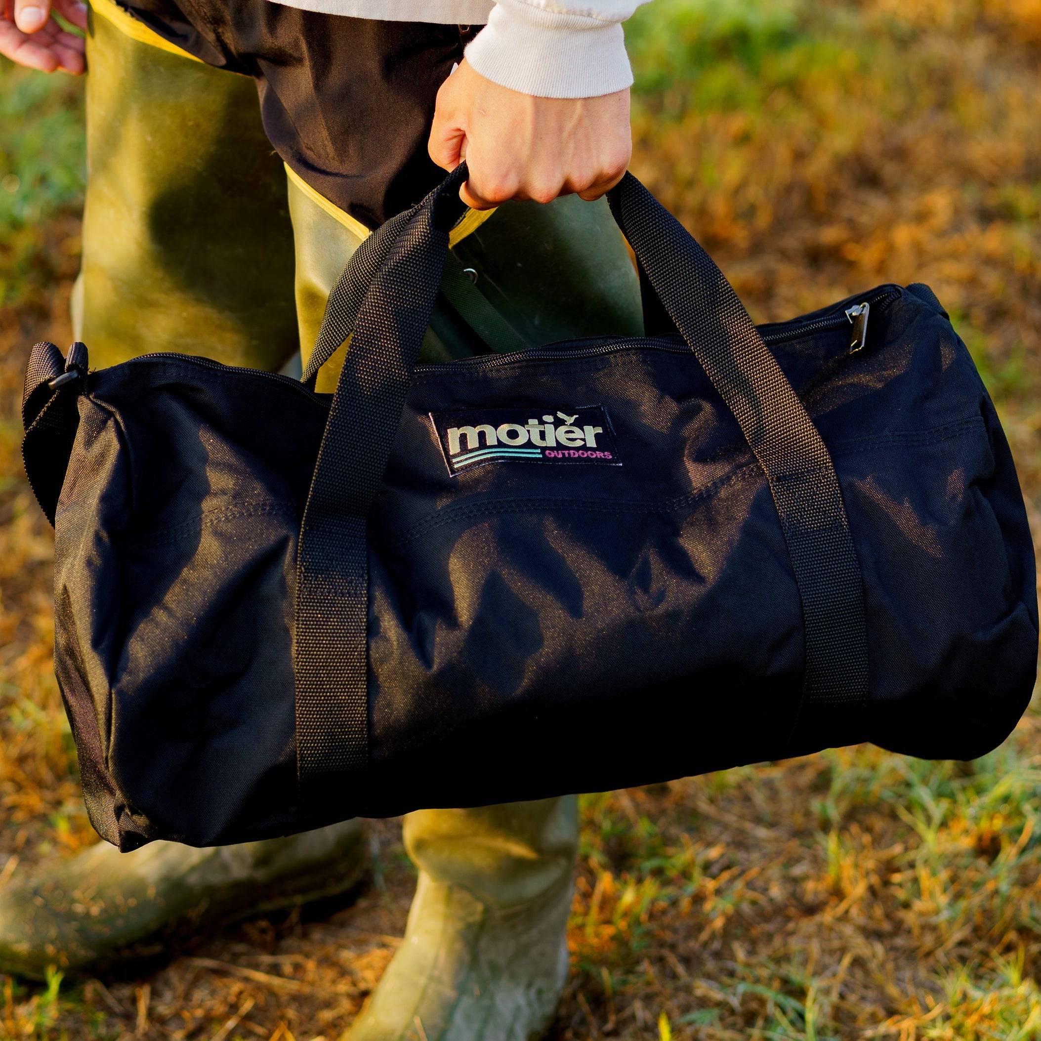 The Motier Outdoors Duffle Bag (Black) - Motier Lafayette 