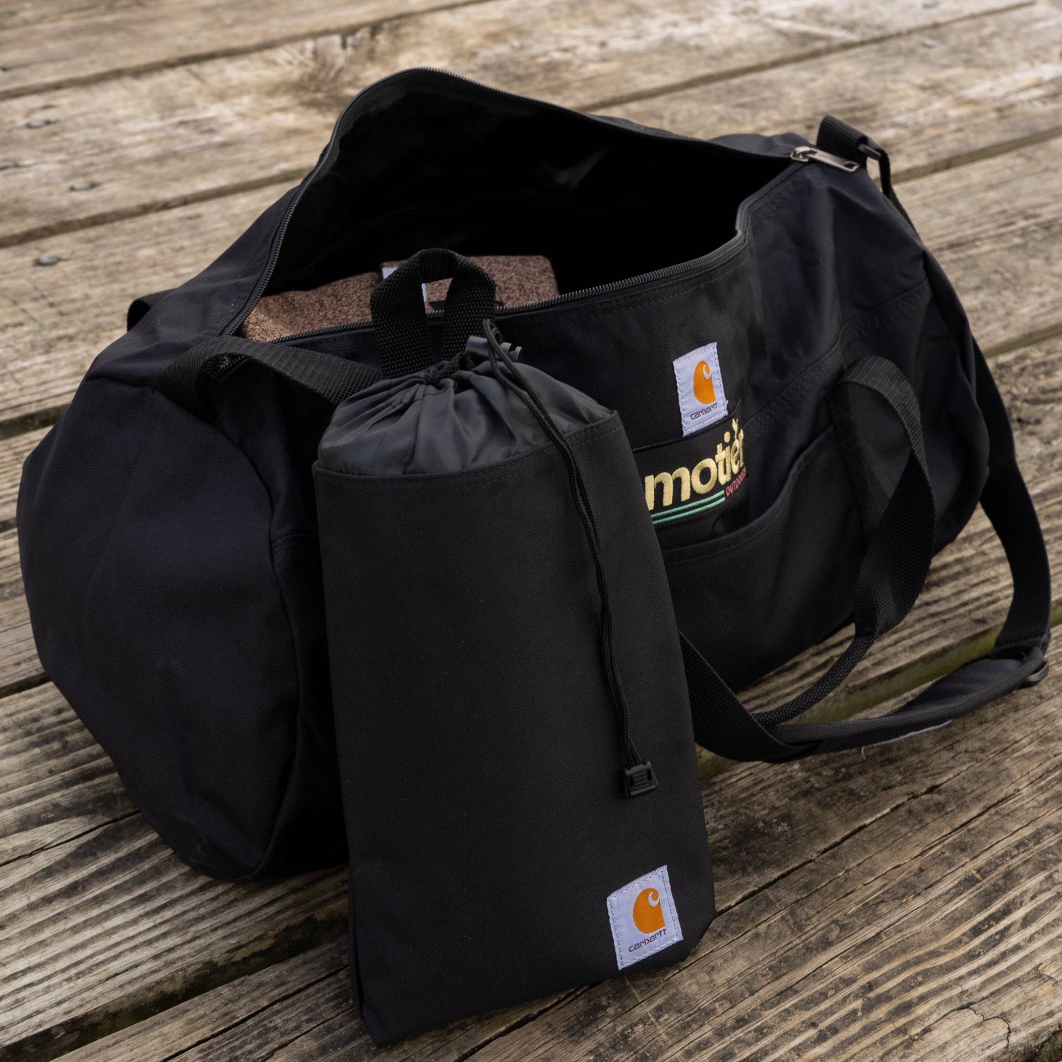 The Motier Outdoors Duffle Bag (Black) - Motier Lafayette 