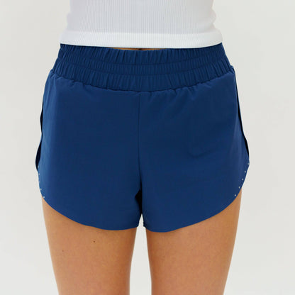 Motier Women's Elevate Shorts (Navy) - Motier Lafayette 