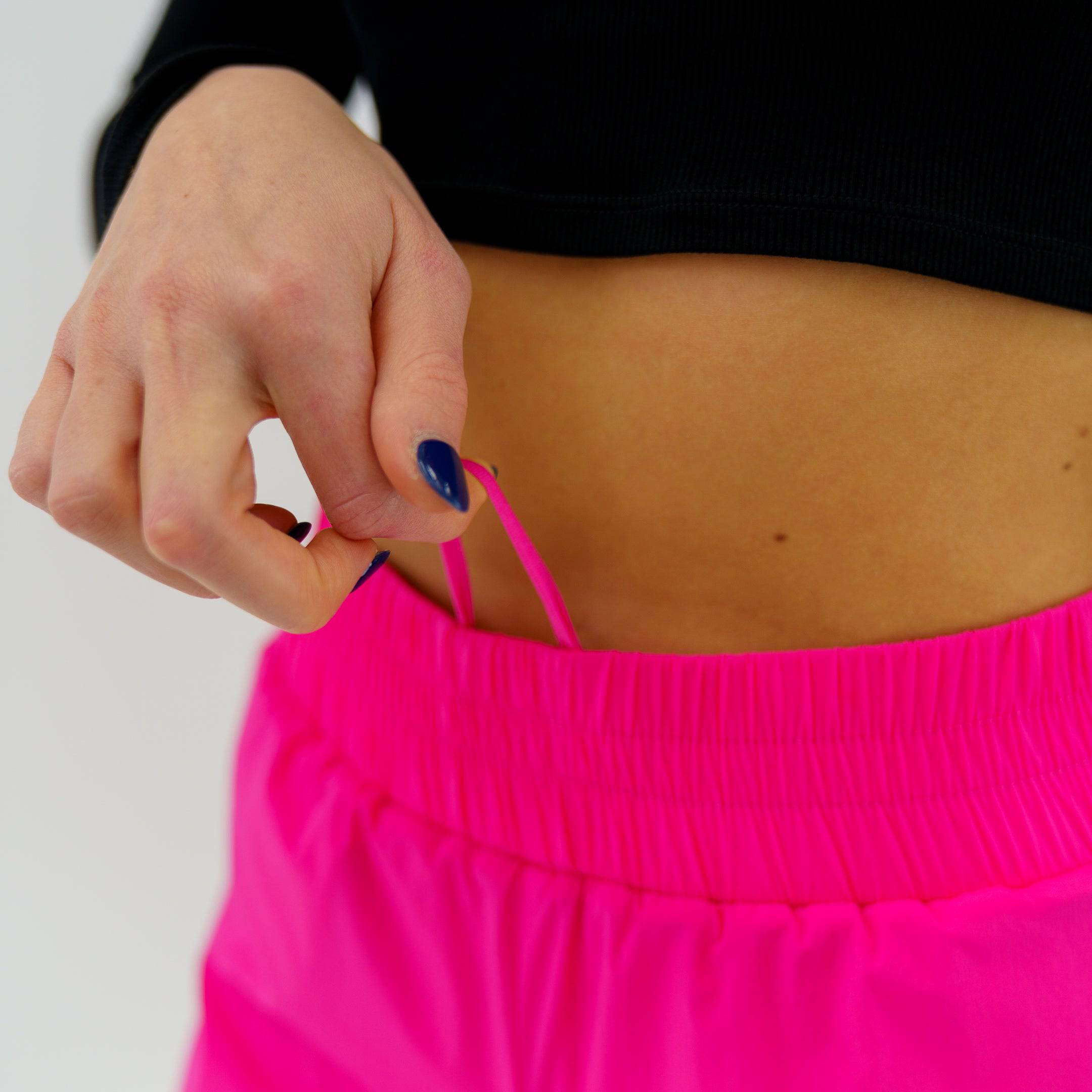 Motier Women's Elevate Shorts (Hot Pink) - Motier Lafayette 