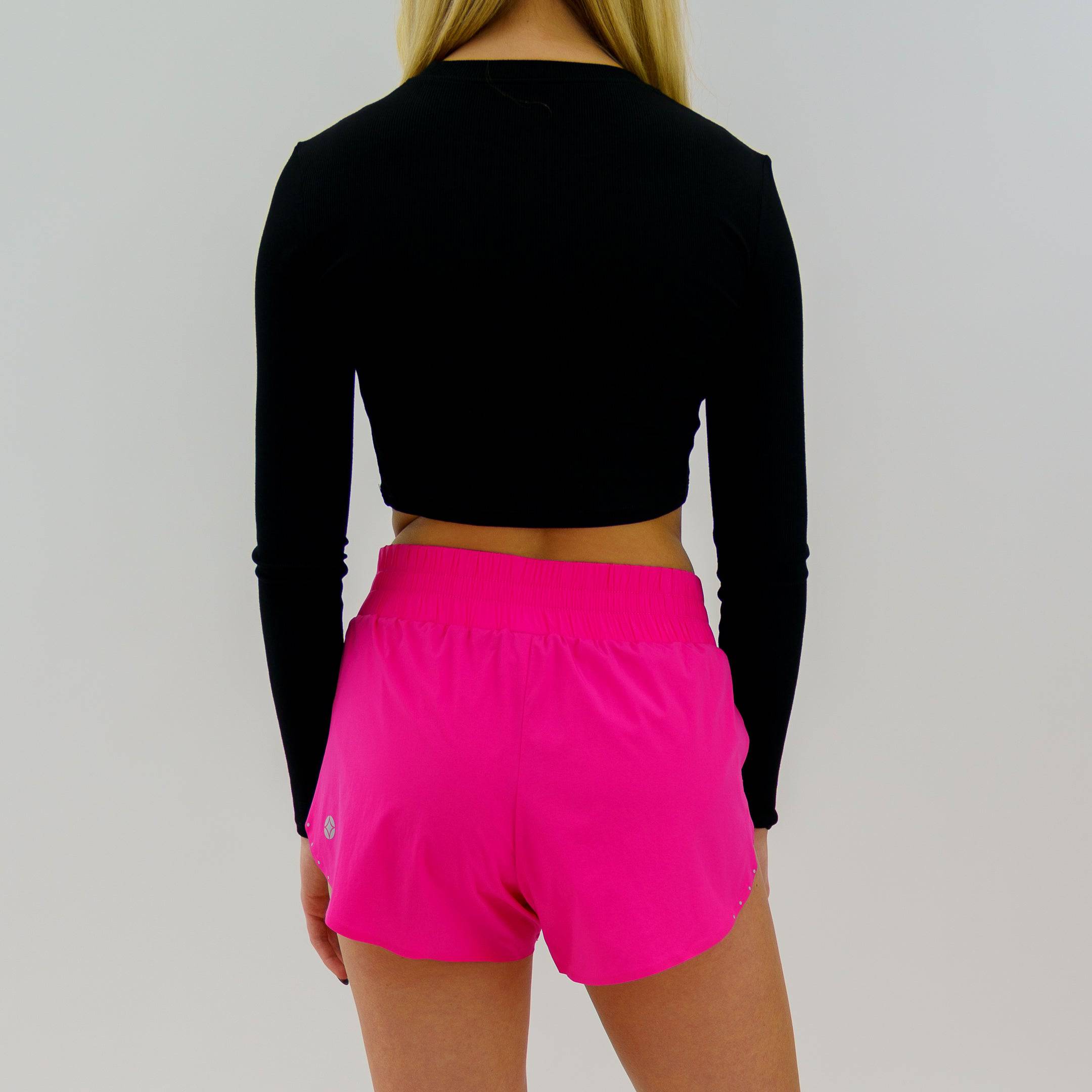 Motier Women's Elevate Shorts (Hot Pink) - Motier Lafayette 