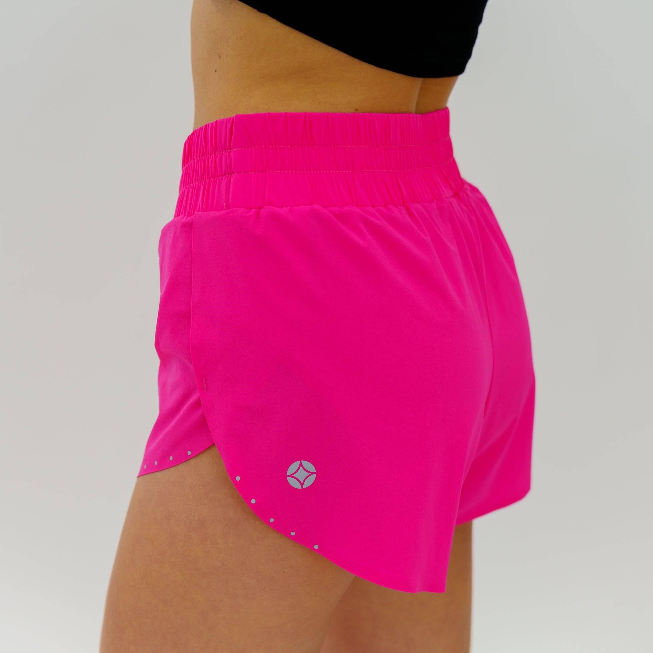 Motier Women's Elevate Shorts (Hot Pink) - Motier Lafayette 