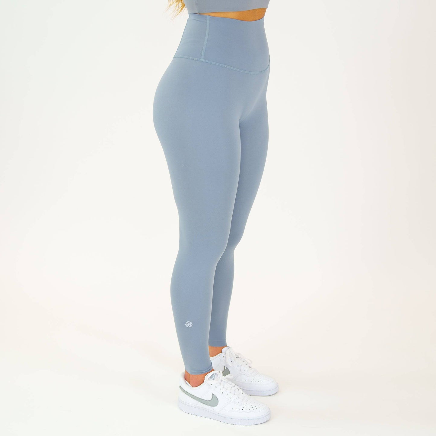 Empower Highwaist Leggings (Cloud Grey) - Motier Lafayette 