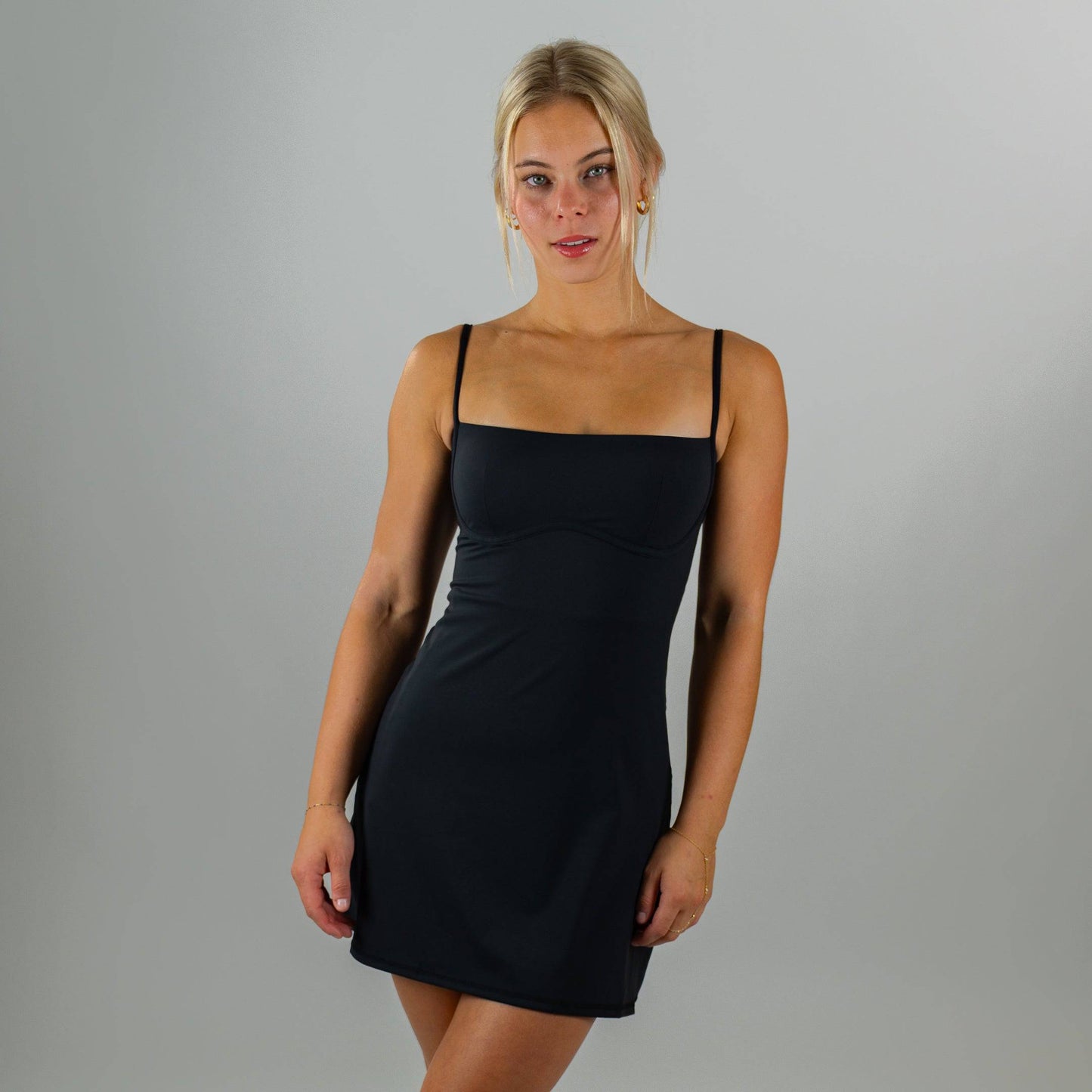 Motier Express Tennis Dress (Black) - Motier Lafayette 