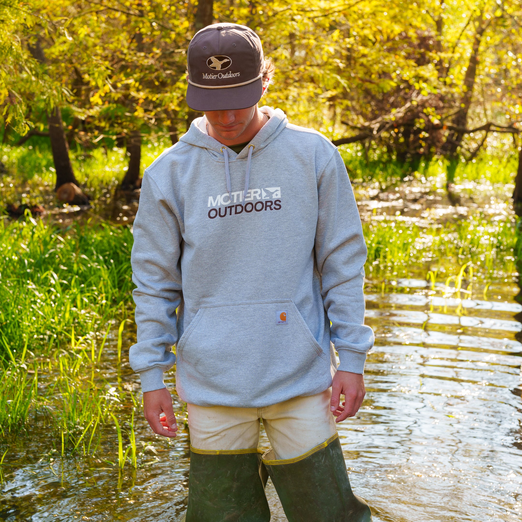 Motier Fieldmark Carhartt Hoodie (Smoke Grey)