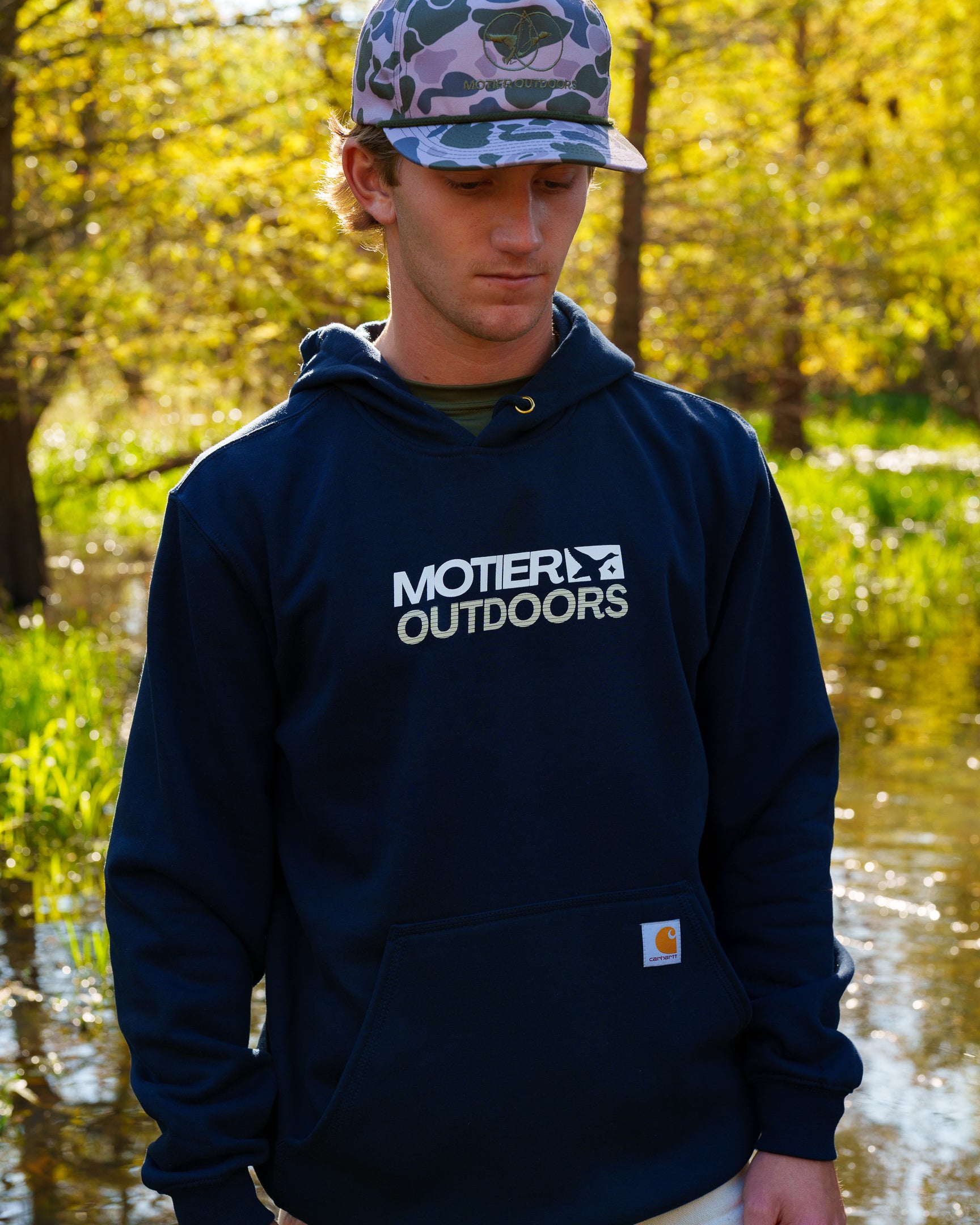 Motier Fieldmark Carhartt Hoodie (Navy)