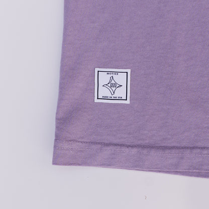 The Spring Floral Luxe Tee (Lavender Grey) - Motier Lafayette 