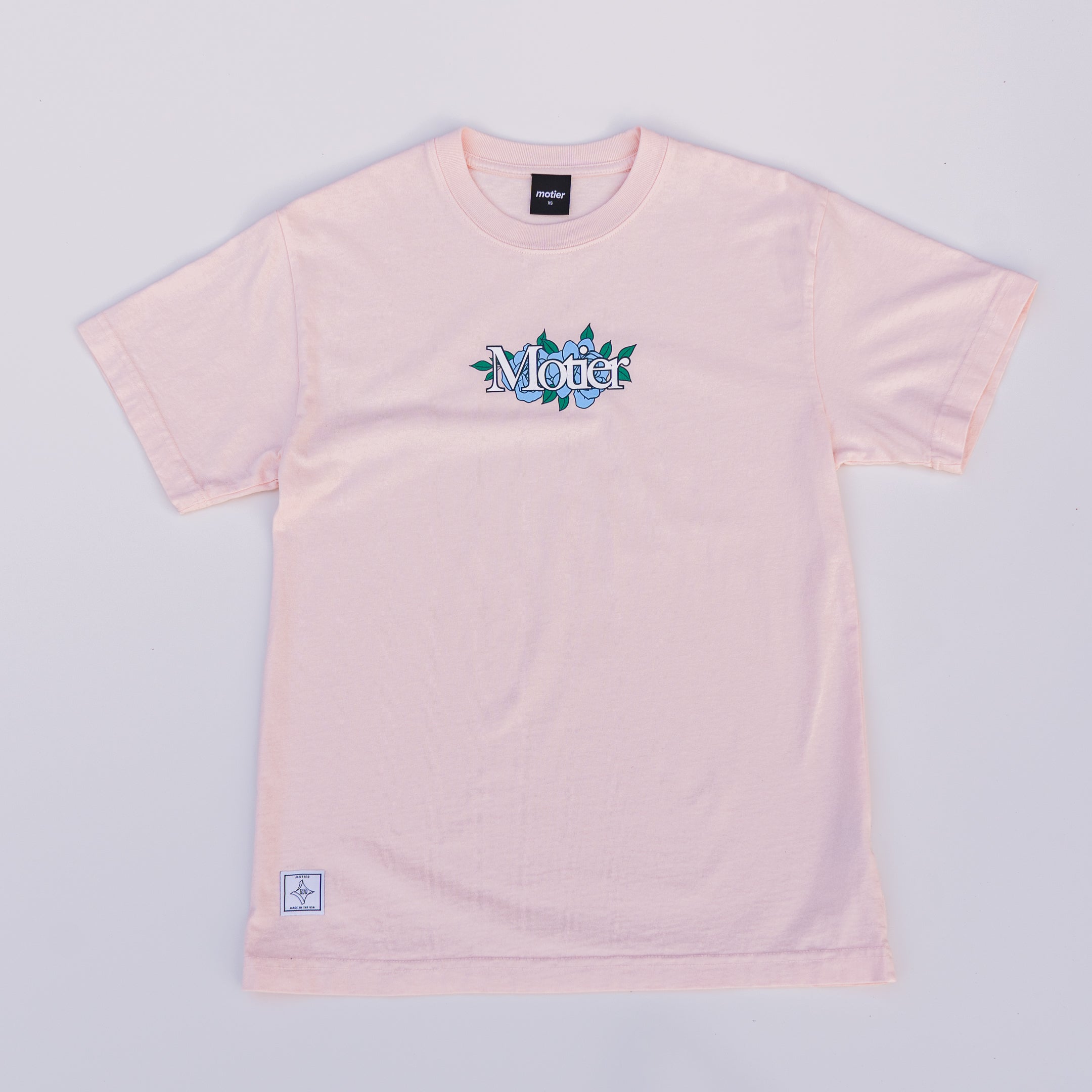 The Spring Floral Luxe Tee (Orchid Ice) - Motier Lafayette 