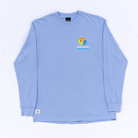 The Genesis L/S Luxe Tee (Cashmere Blue) - Motier Lafayette 