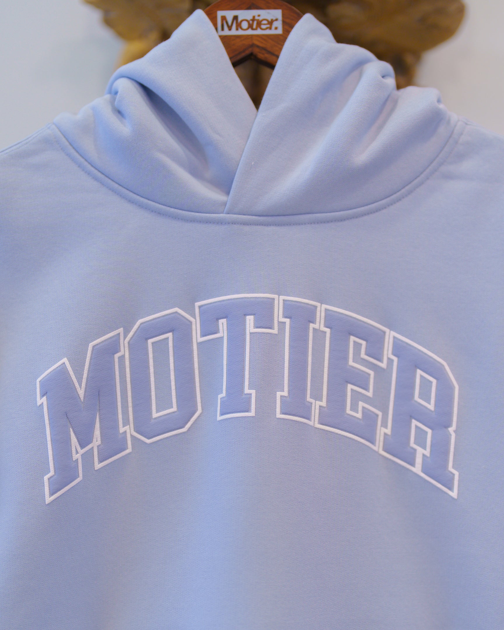 Women's Heritage Luxe Hoodie (Powder Blue)