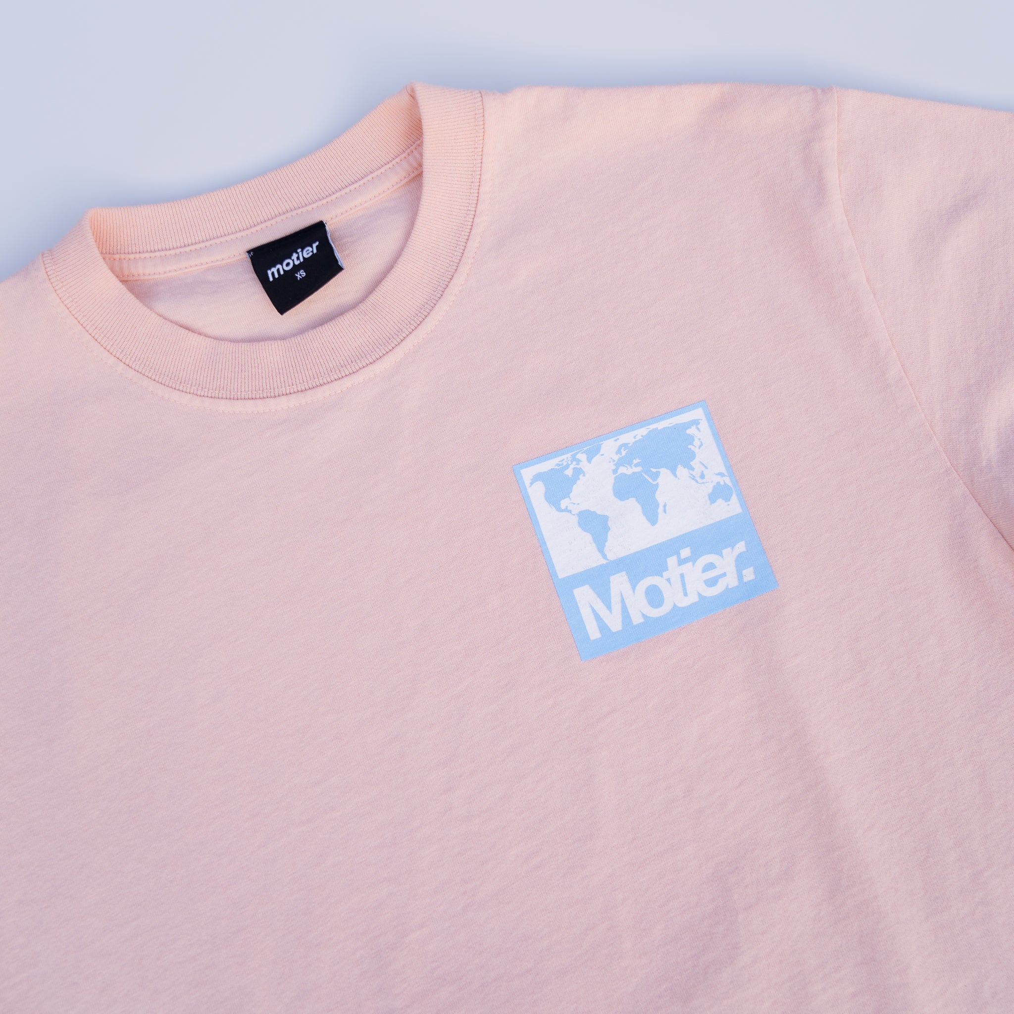 The Globalist Luxe Tee (Peach) - Motier Lafayette 