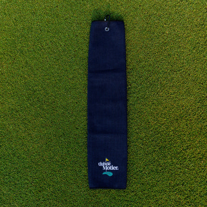Club de Motier Microfiber Golf Towel (Black)