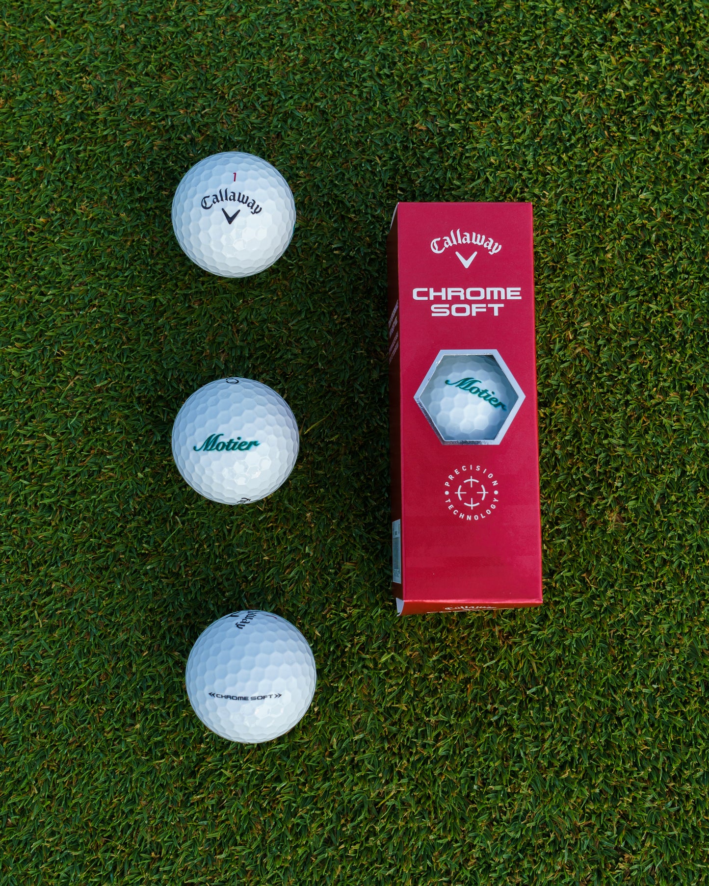 Motier Chromesoft Golf Balls (Sleeve)