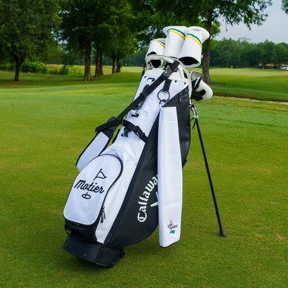 The Motier Fairway C Callaway Tour Golf Bag (Black/White)