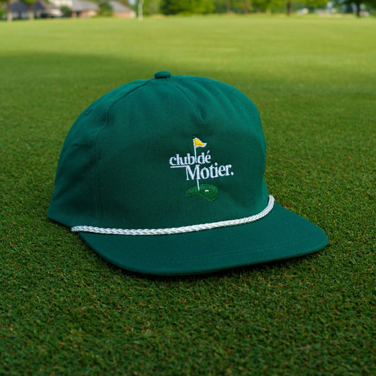The Club de Motier Roped Snapback (Masters Green)