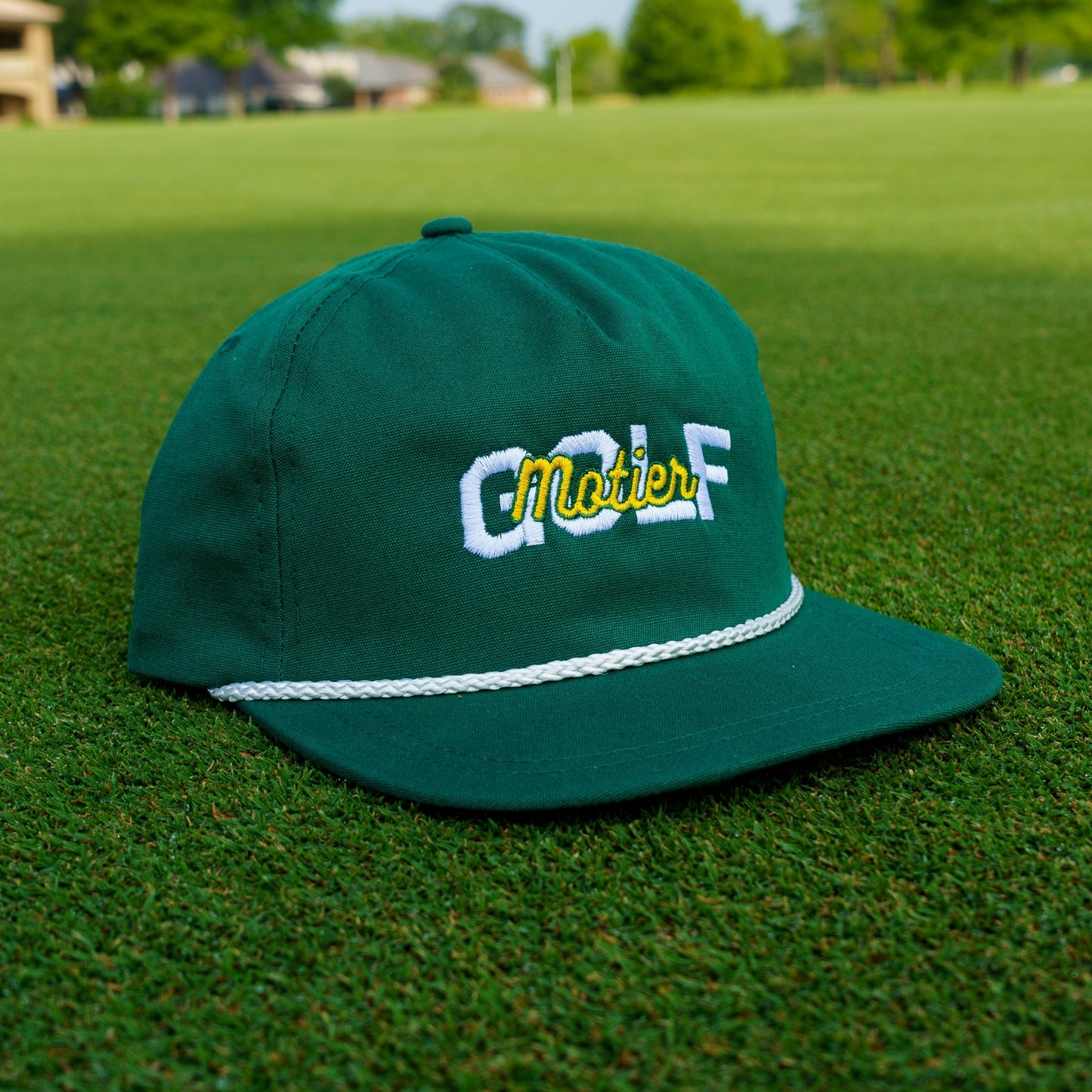 The Motier Golf Roped Snapback (Masters Green)