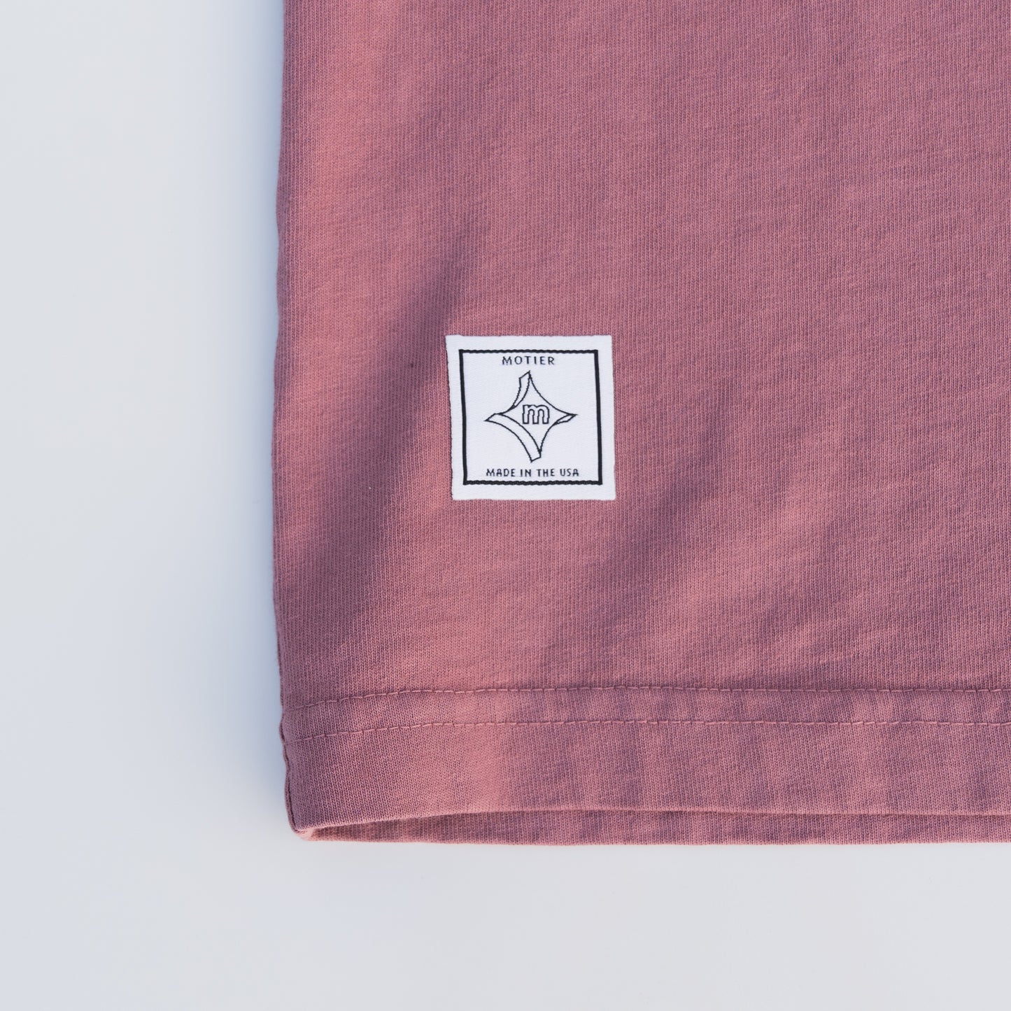 The Grand Script Embroidery Luxe Tee (Acadian) - Motier Lafayette 