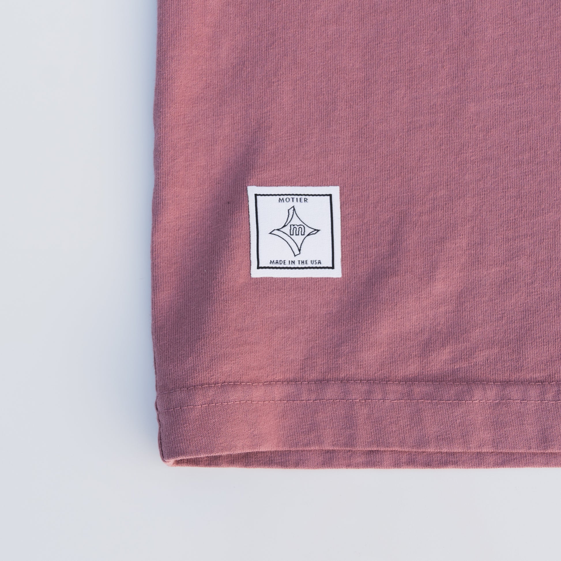 The Grand Script Embroidery Luxe Tee (Acadian) - Motier Lafayette 
