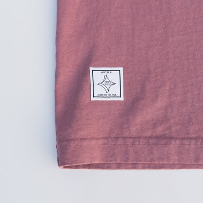 The Grand Script Embroidery Luxe Tee (Acadian) - Motier Lafayette 