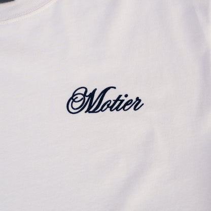 The Grand Script Luxe Tee (Moonbeam)