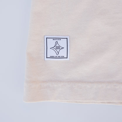 The Grand Script Luxe Tee (Moonbeam)