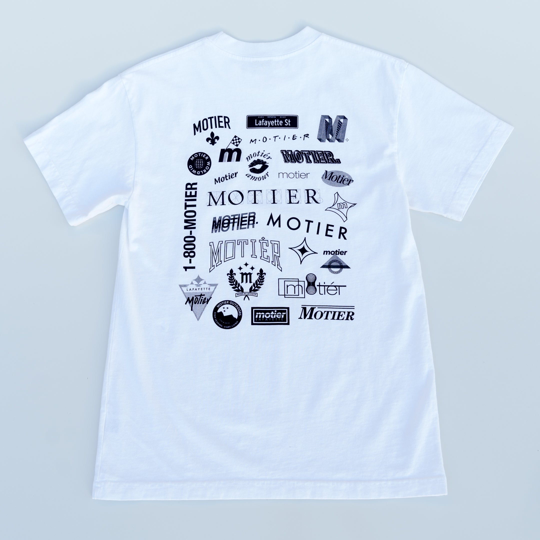 The OG Graphics Luxe Signature Tee (White) - Motier Lafayette 