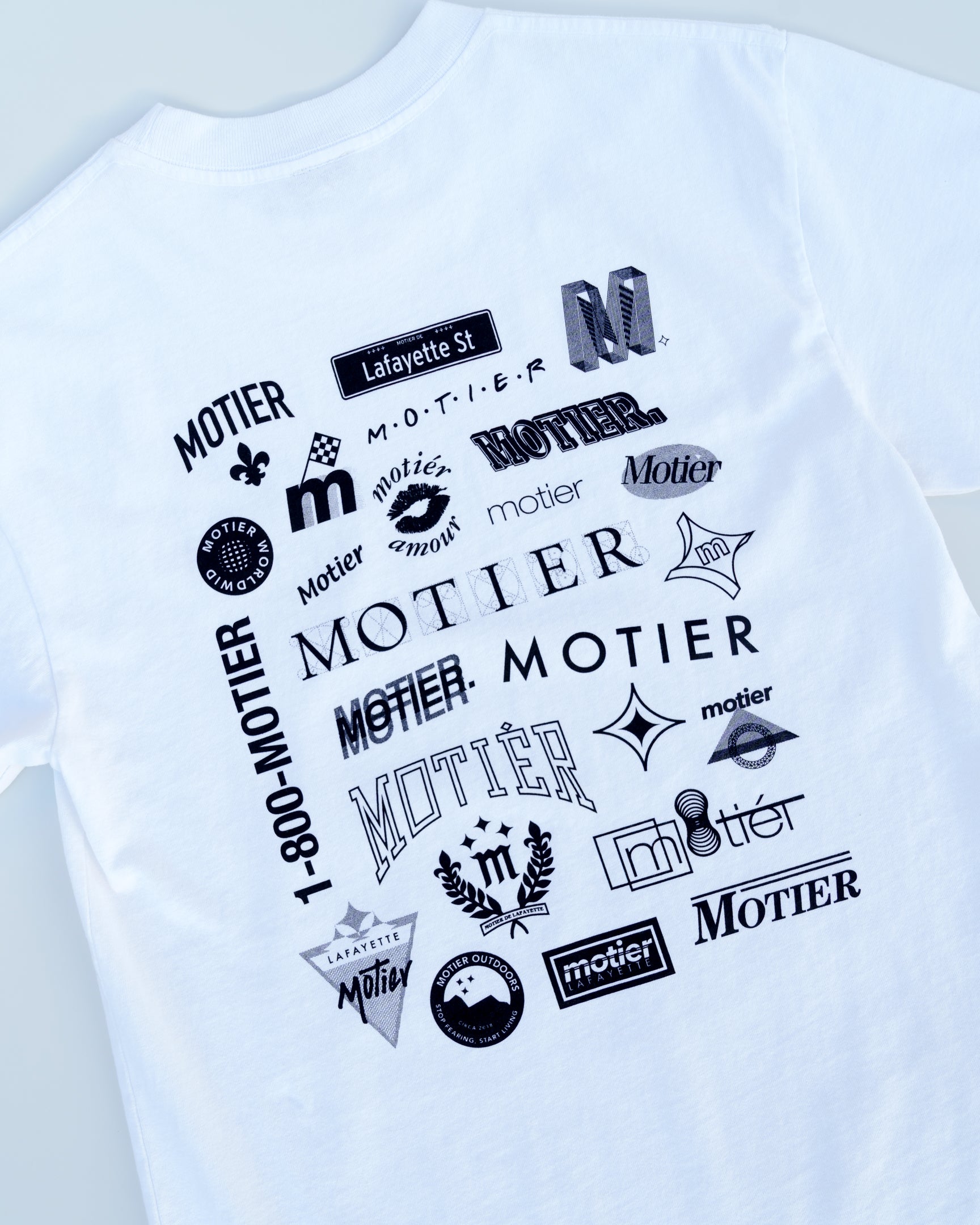 The OG Graphics Luxe Signature Tee (White) - Motier Lafayette 