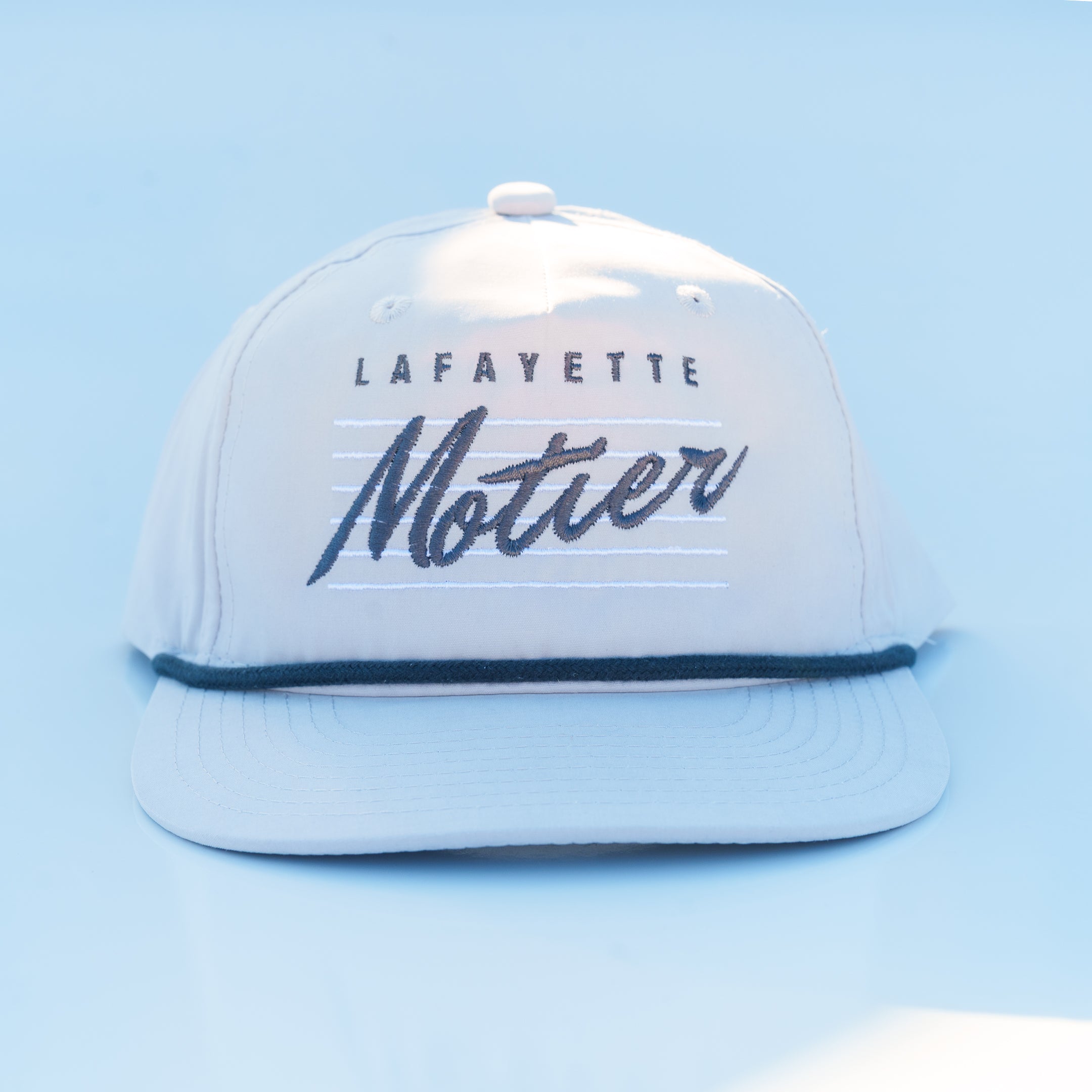 Retro Lafayette Roped Snapback (Grey)