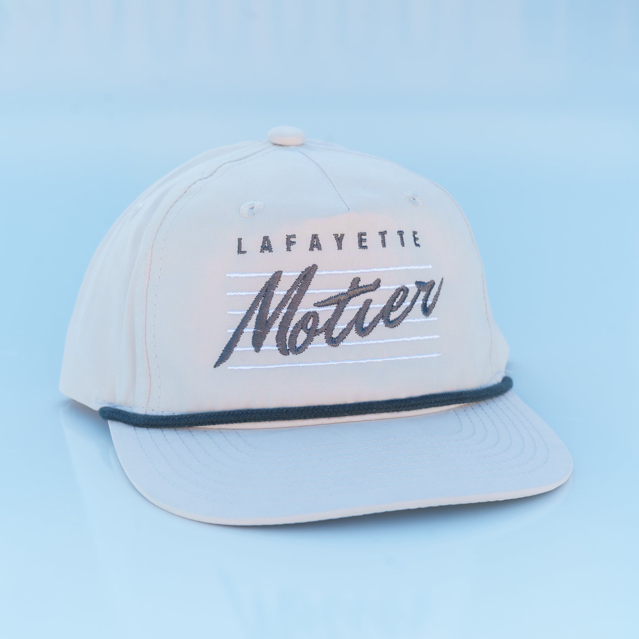 Retro Lafayette Roped Snapback (Grey)