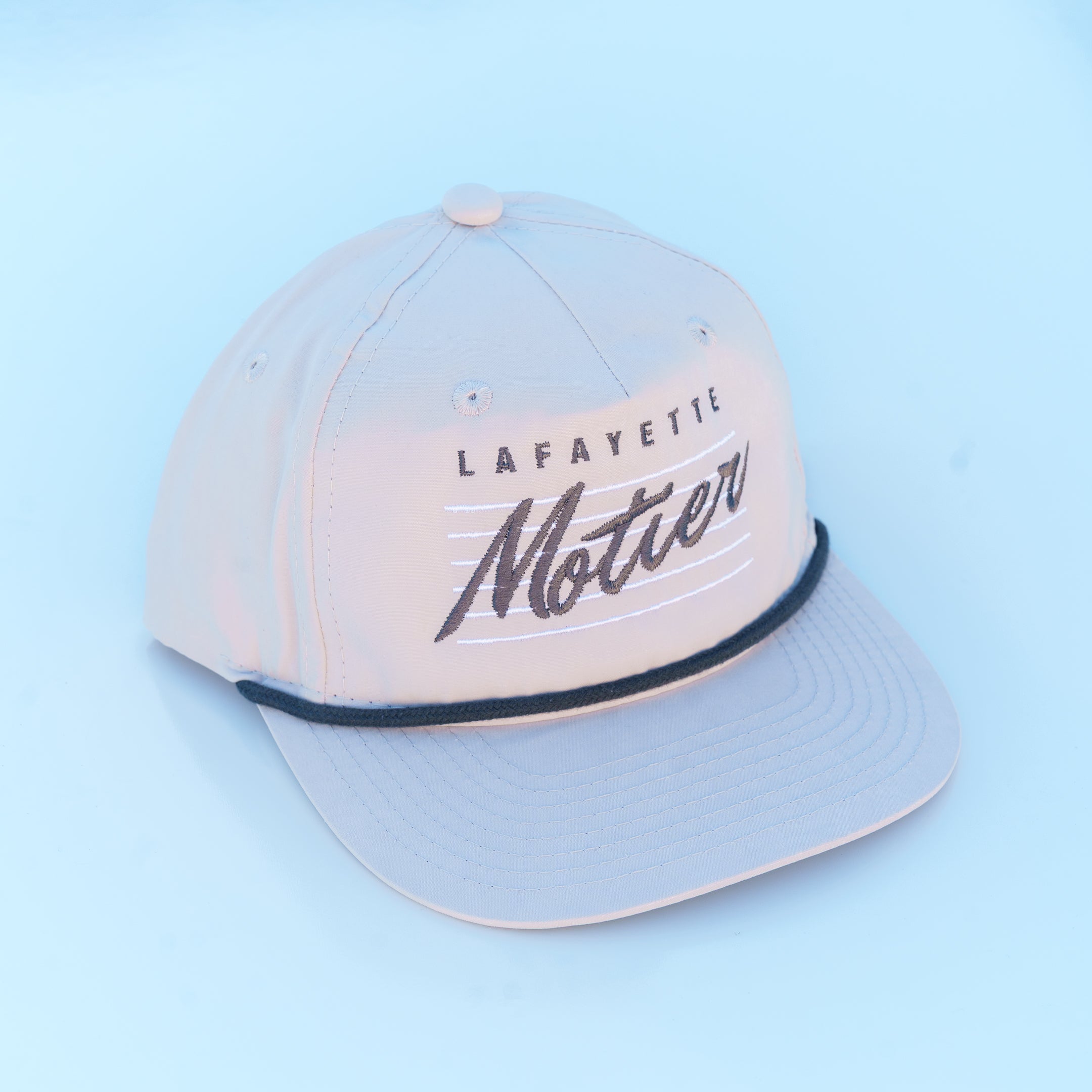 Retro Lafayette Roped Snapback (Grey)