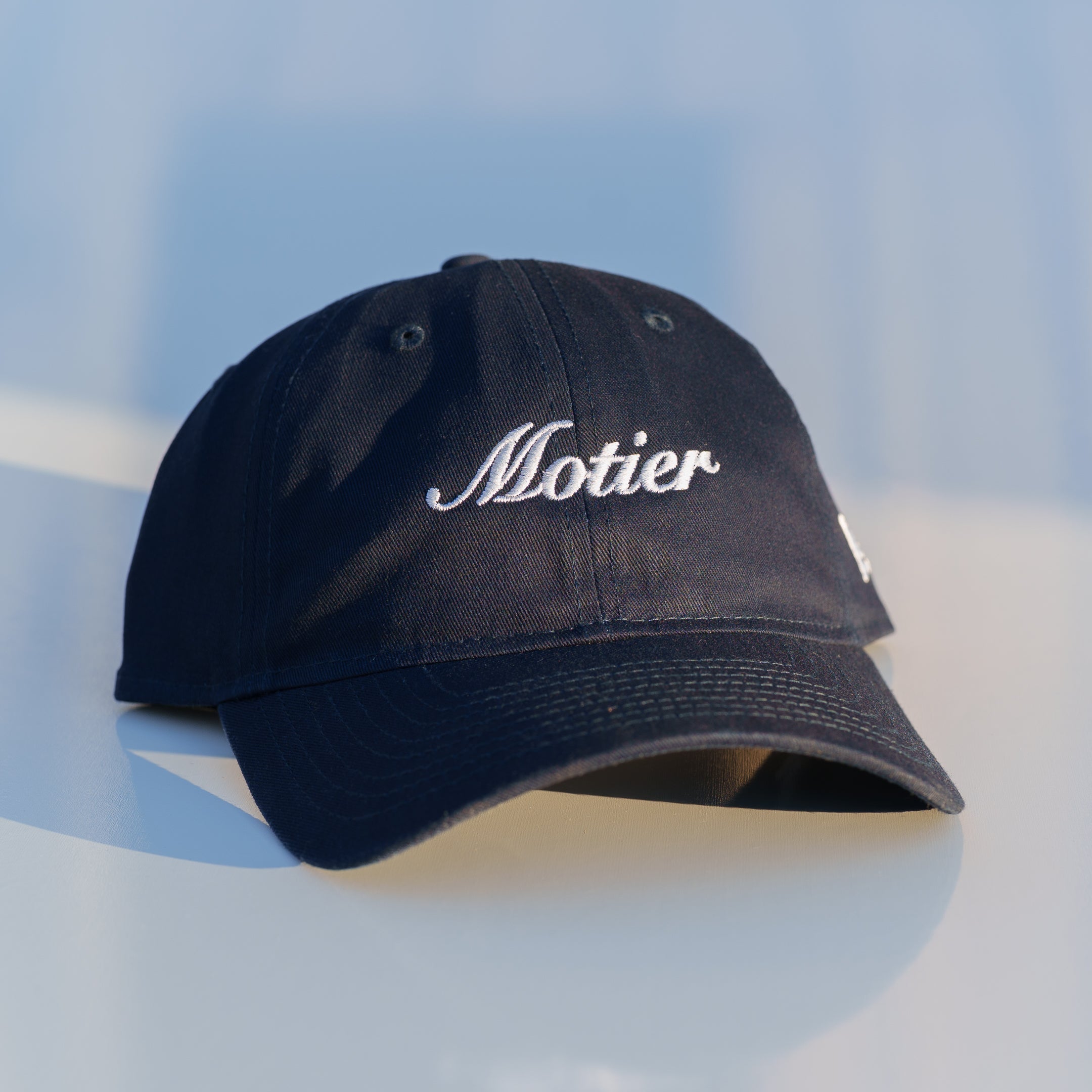 Motier New Era Script Dad Hat (Navy)