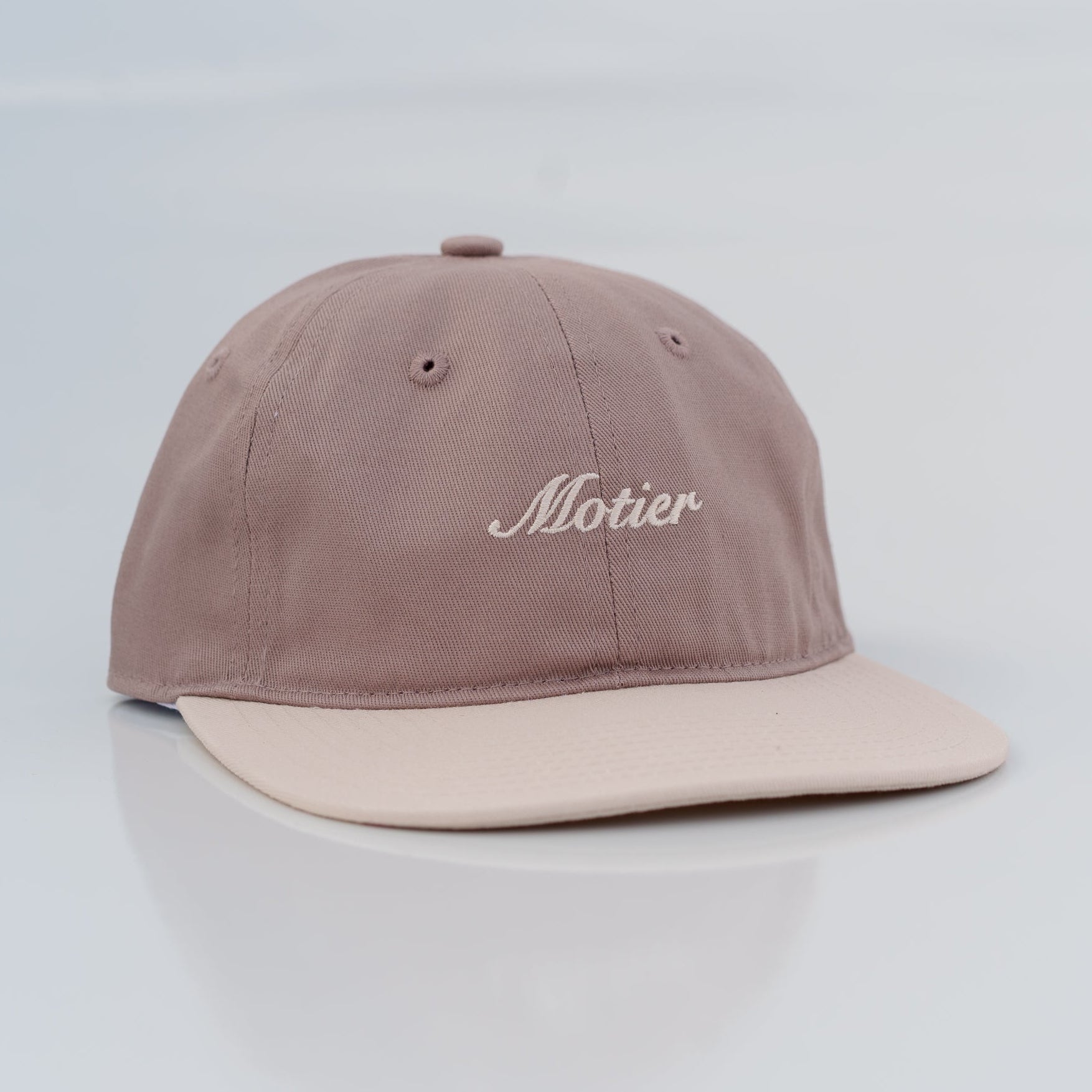 The Two Tone Script Strapback (Thunder/Cream)