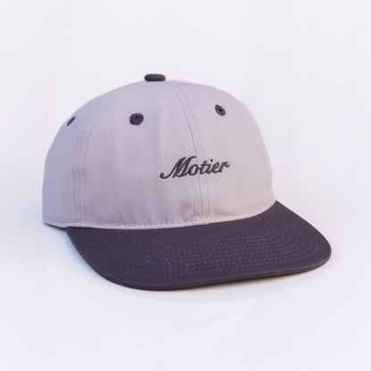The Two Tone Script Strapback (Asphalt/Grey)