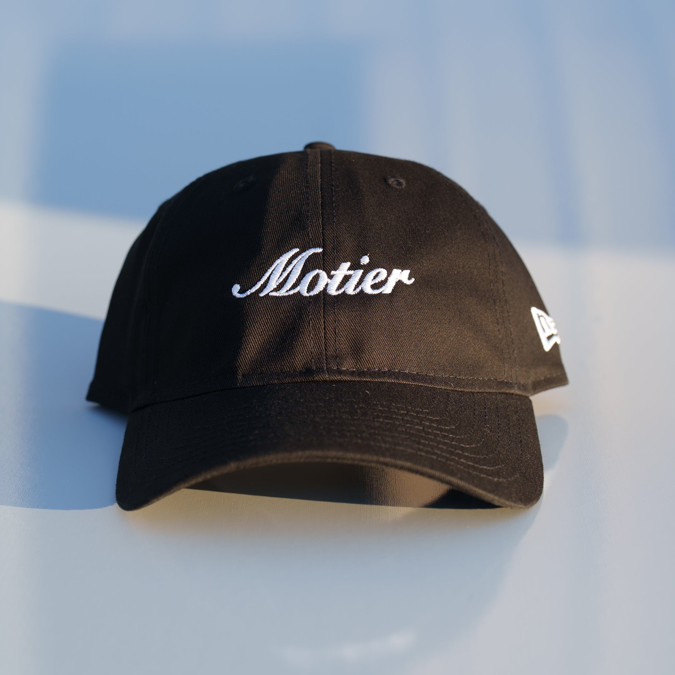 Motier New Era Script Dad Hat (Black)