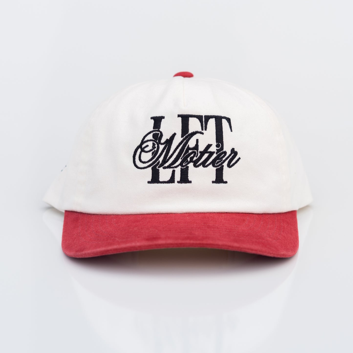 The LFT Maison Snapback (Cardinal/Off-White) - Motier Lafayette 