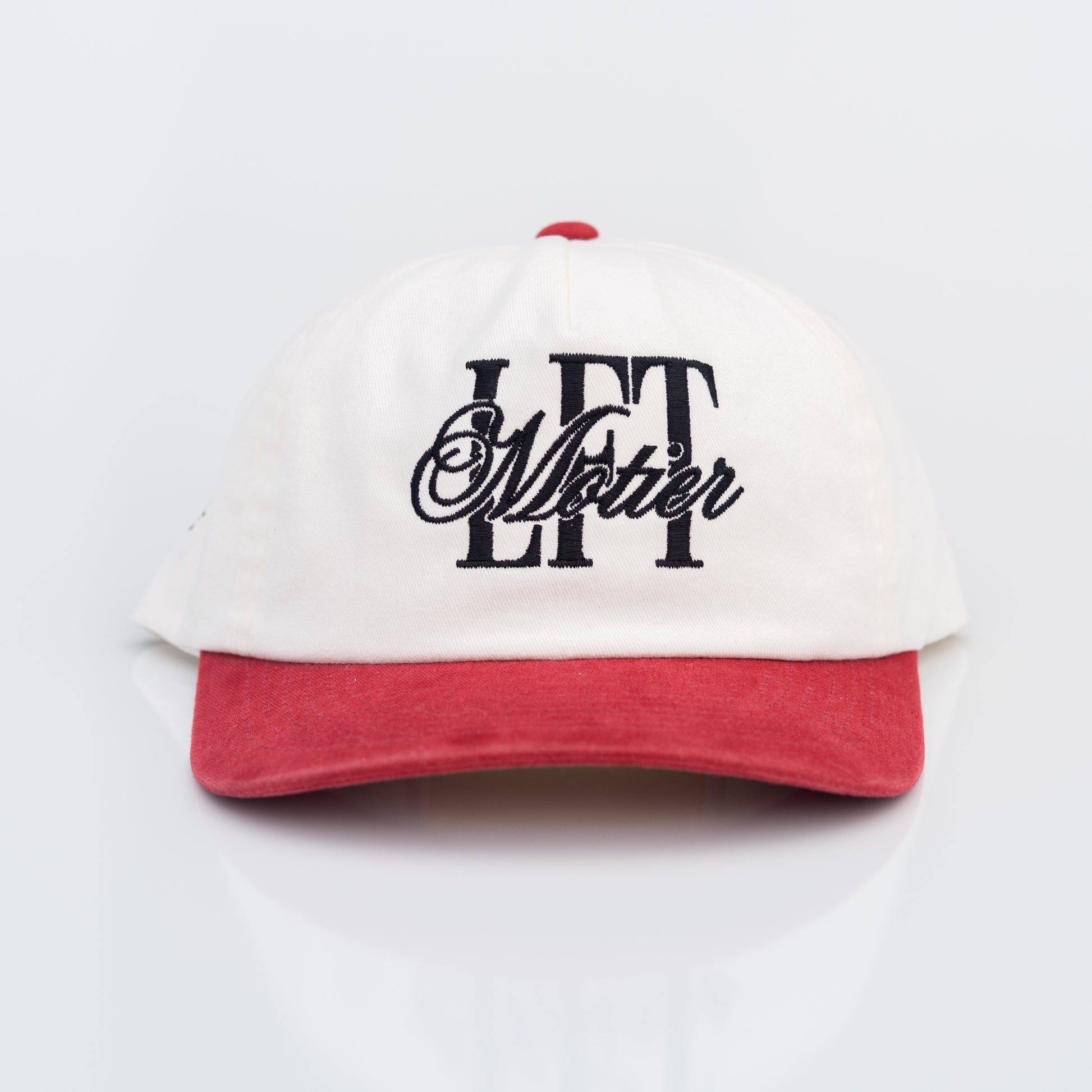 The LFT Maison Snapback (Cardinal/Off-White) - Motier Lafayette 