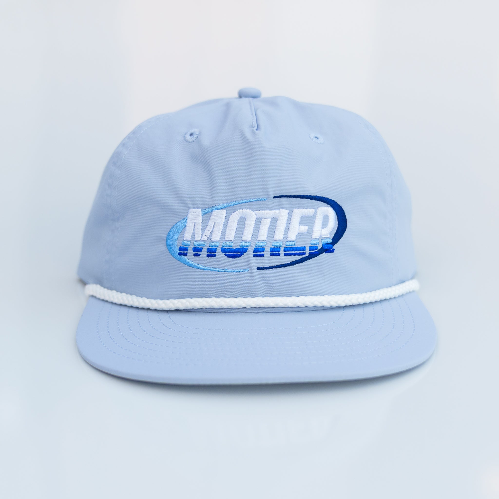 The Evolution Roped Snapback (Baby Blue) - Motier Lafayette 