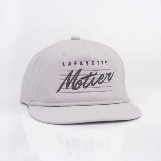 Retro Lafayette Roped Snapback (Grey/Granite) - Motier Lafayette 