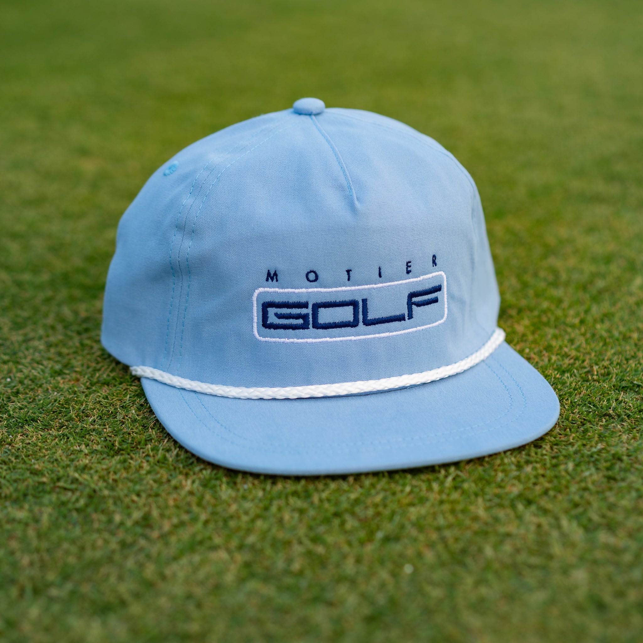 The Hyperdrive Roped Snapback (Baby Blue) - Motier Lafayette 