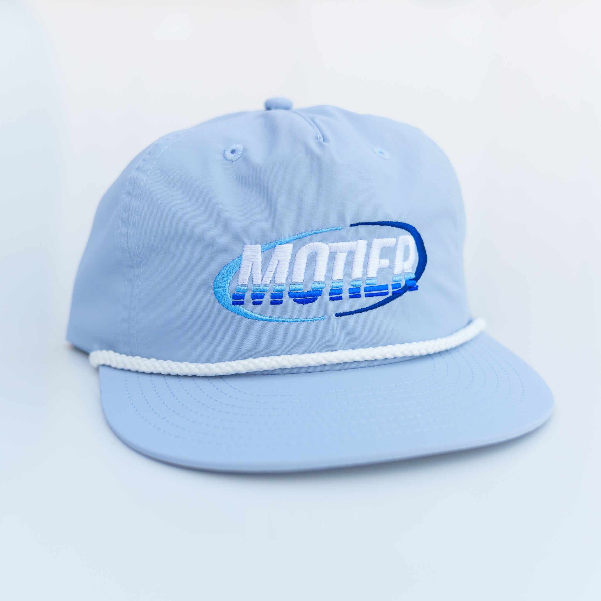 The Evolution Roped Snapback (Baby Blue) - Motier Lafayette 