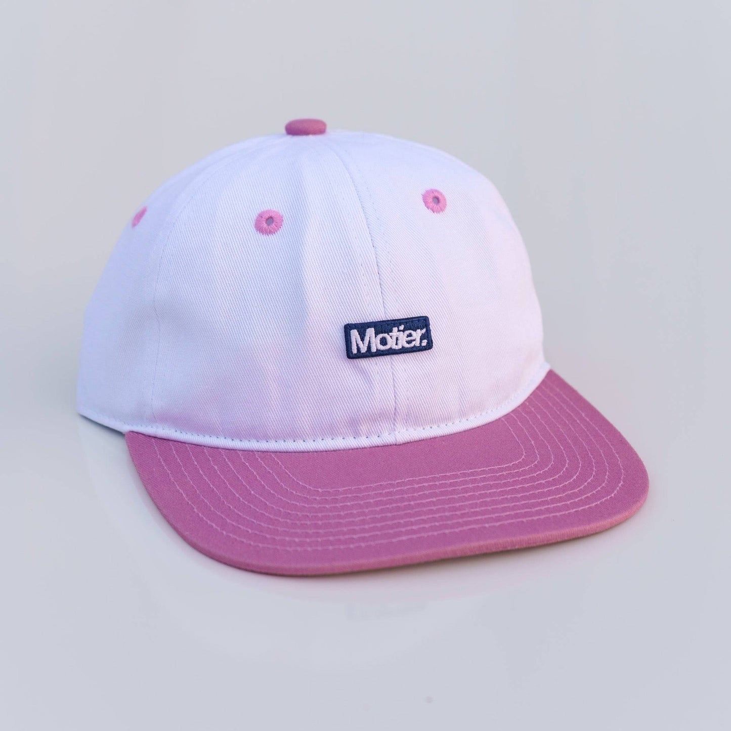 The Two Tone STC Strapback (Mauve/White) - Motier Lafayette 