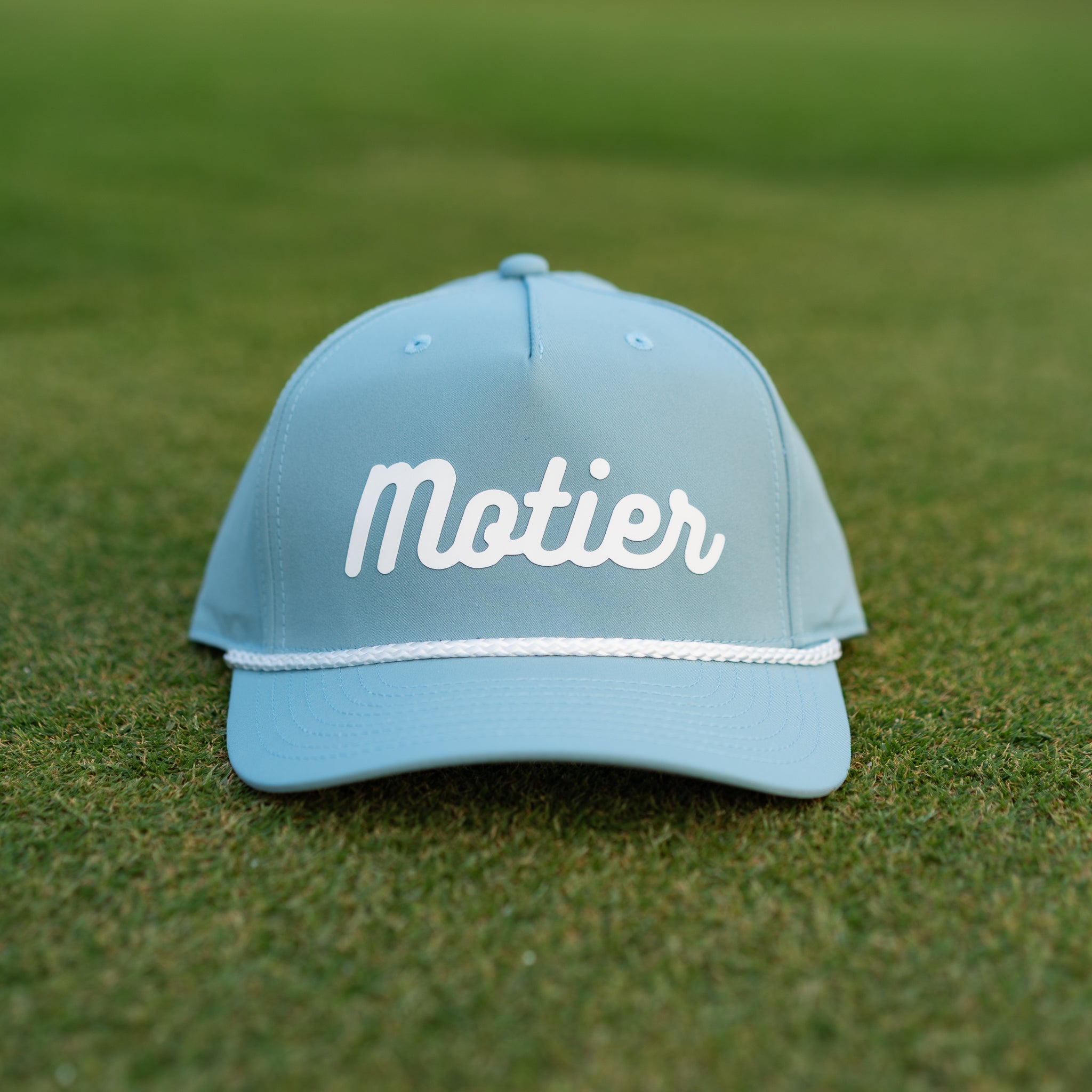 The Tour Roped Performance Snapback (Glacier) - Motier Lafayette 