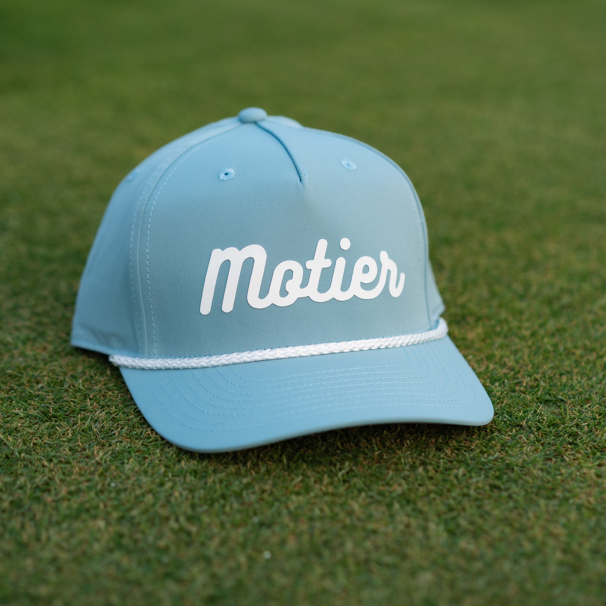 The Tour Roped Performance Snapback (Glacier) - Motier Lafayette 